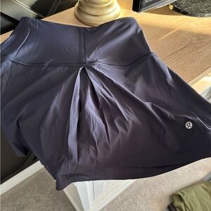 Lululemon Navy Pleated Skirt